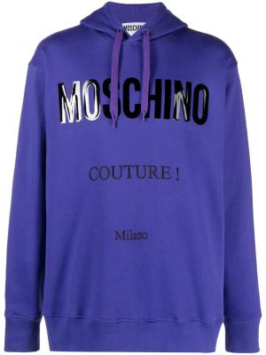 Hoodie Moschino lila