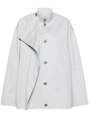 Асиметрична памучна риза Lemaire сиво