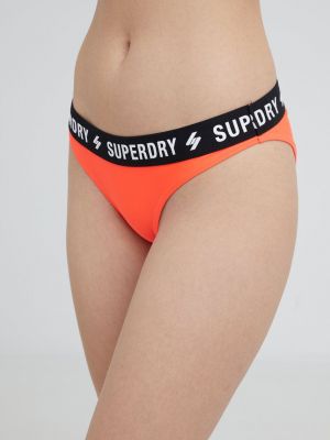 Spodnji del bikini Superdry oranžna