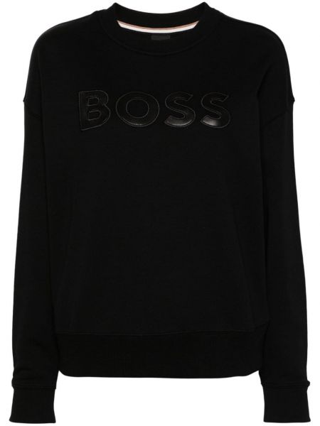Bluza bawełniana Boss czarna