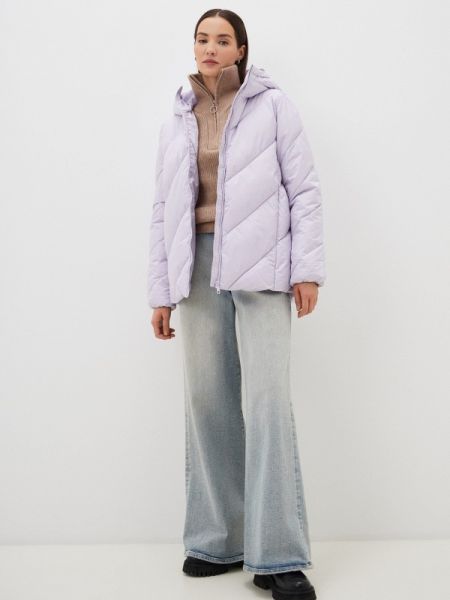 Утепленная демисезонная куртка Funday фиолетовая