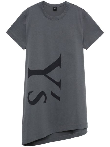 Asymmetrisk t-shirt Y's grå