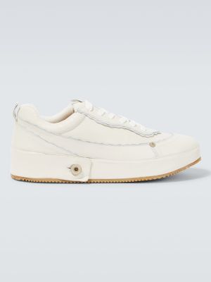 Δερμάτινα sneakers Loewe λευκό