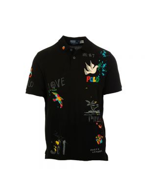 Koszulka klasyczna Ralph Lauren czarna