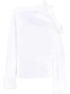 Асиметрична блуза A.w.a.k.e. Mode бяло