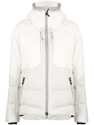 Pernata jakna s kapuljačom Sease bijela