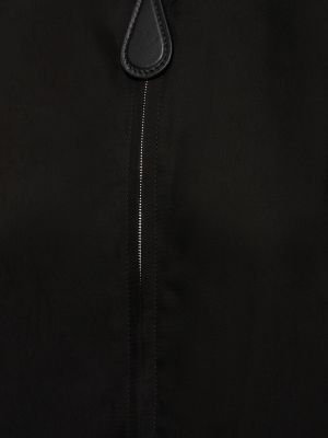 Viskózová košile Jil Sander černá