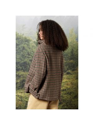 Blazer de lana oversized Massimo Alba marrón