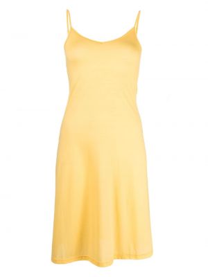 Памучна рокля Hanro жълто