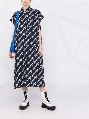 Kleid mit print Balenciaga
