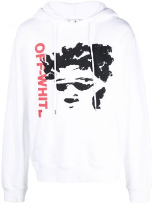 Hoodie Off-white vit