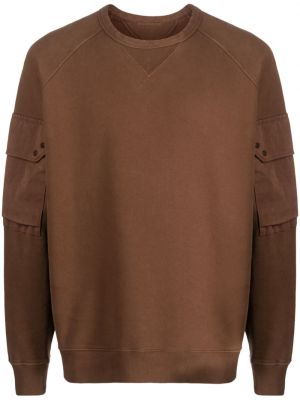 Medvilninis džemperis Ten C ruda