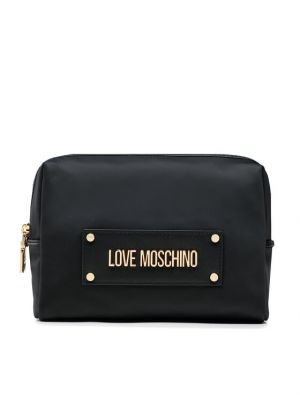 Чанта за козметика Love Moschino черно