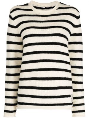 Плетен памучен пуловер Denimist черно