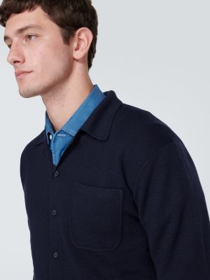Cardigan di lana Polo Ralph Lauren blu