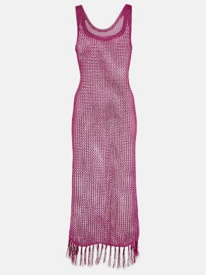 Длинное платье Dodo Bar Or розовое