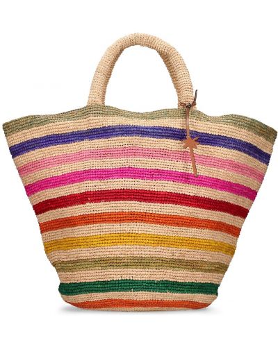Pruhovaná nákupná taška Manebi