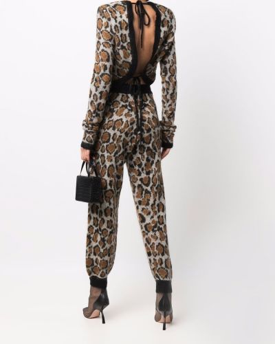 Jersey leopardo de tela jersey Rotate