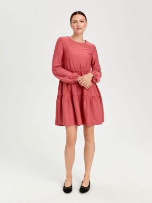 Růžové mini šaty Sinsay