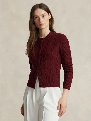 Cárdigan de lana Polo Ralph Lauren rojo