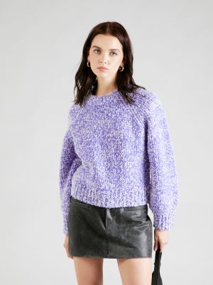 Меланжов пуловер Samsøe Samsøe