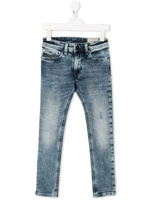 Skinny jeans for jenter Diesel Kids blå