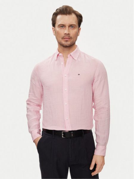 Marškiniai Tommy Hilfiger rožinė