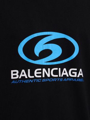 T-shirt en coton Balenciaga noir