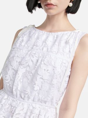 Μάξι φόρεμα με δαντέλα Erdem λευκό