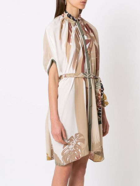Šaty s potiskem s tropickým vzorem Amir Slama