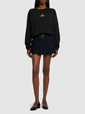 Jersey de algodón de tela jersey Vivienne Westwood negro