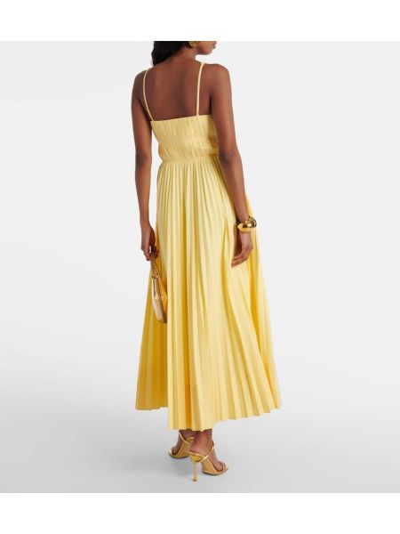 Sukienka długa bawełniana Simkhai żółta