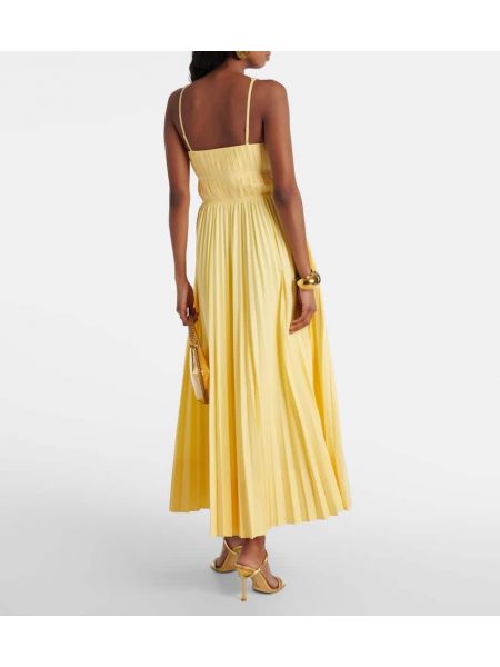 Robe longue en coton Simkhai jaune