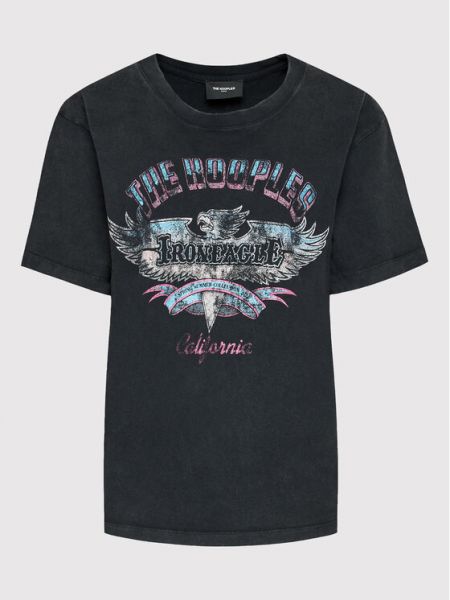 T-shirt z printem The Kooples, сzarny