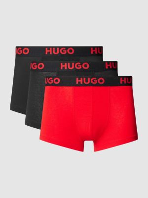 Bokserki slim fit Hugo czerwone
