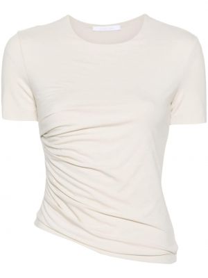 Asimetriškas marškinėliai Helmut Lang balta