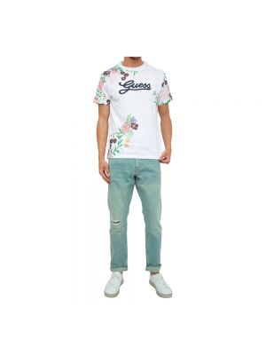 Jeansy skinny slim fit Guess zielone