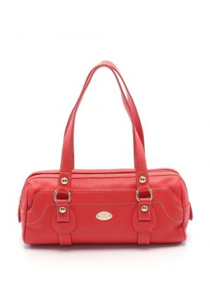 Кожени чанта за ръка Céline Pre-owned червено