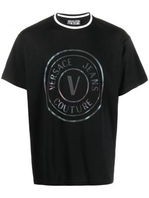 T-shirt Versace Jeans Couture svart