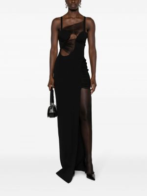 Sukienka wieczorowa asymetryczna Nensi Dojaka czarna