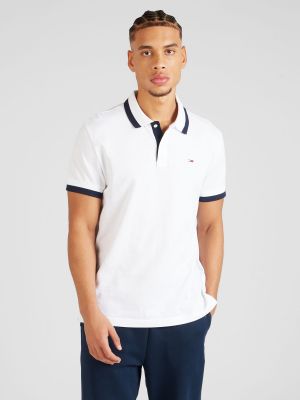 Polo Tommy Jeans λευκό