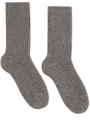 Kašmírové ponožky Alanui sivá