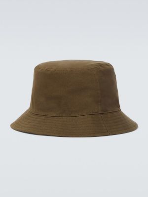 Bavlněný klobouk Stone Island zelený