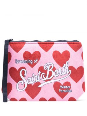 Τσάντα ταξιδιού με σχέδιο Mc2 Saint Barth ροζ
