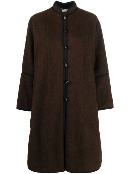 Abrigo con botones Yves Saint Laurent Pre-owned marrón