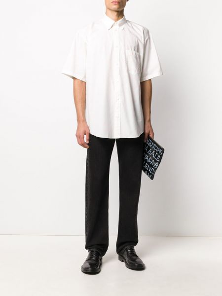 Camisa con estampado Balenciaga blanco