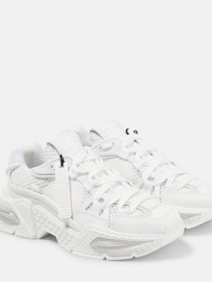 Szarvasbőr sneakers Dolce&gabbana fehér