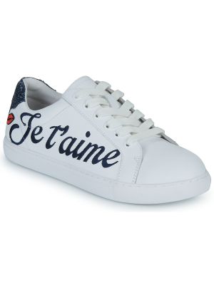 Sneakerși Bons Baisers De Paname alb