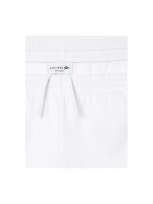 Pantalones de chándal Lacoste blanco