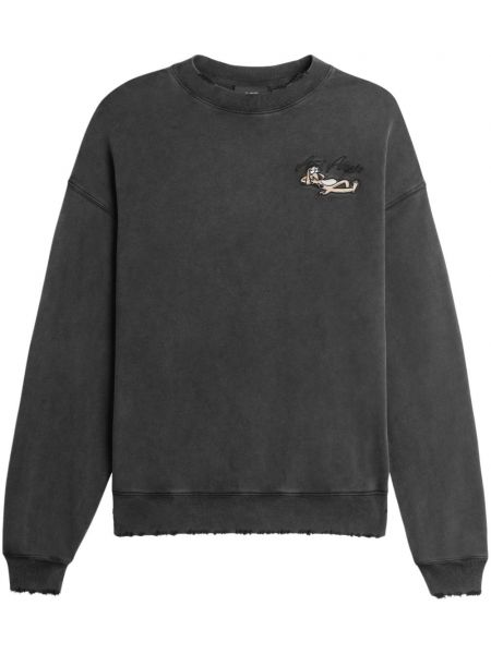 Broderet sweatshirt Axel Arigato sort